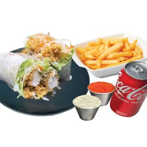 Menú Wrap de pollo